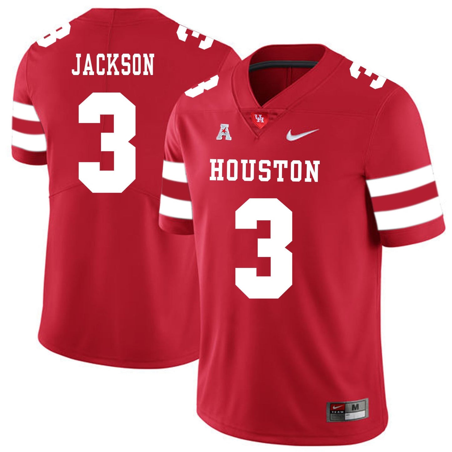 William Jackson 3 Red College Football Jersey football jersey product view 1