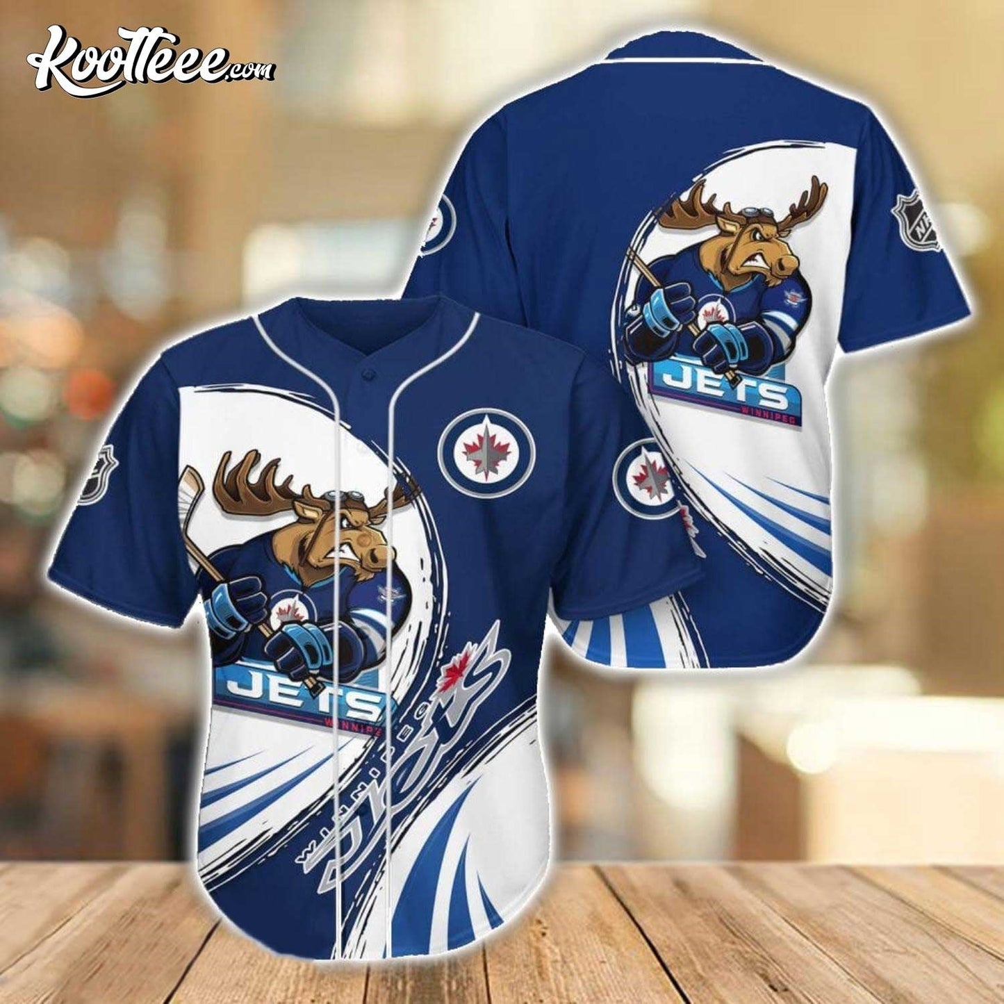 Winnipeg Jets Sport Team Gift Baseball Jersey baseball jersey product view 1