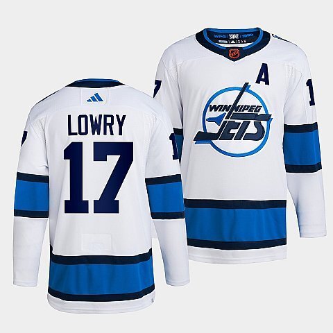 Winnipeg Jets #17 adam-lowry-white-2022reverse-retro-2.0-authentic-primegreen-jersey Hockey Jersey hockey jersey product view 1