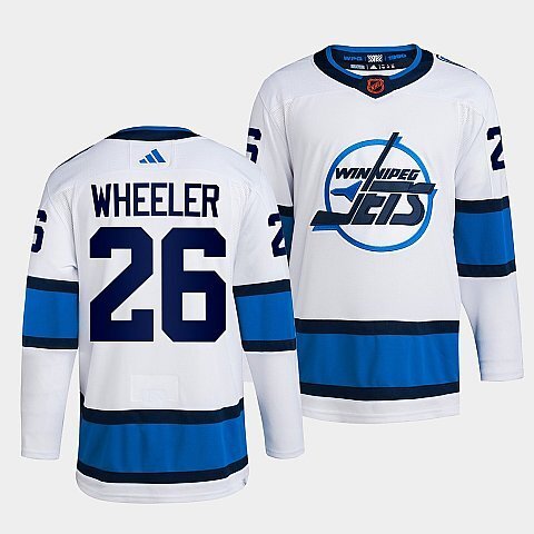 Winnipeg Jets #26 blake-wheeler-white-2022reverse-retro-2.0-authentic-primegreen-jersey Hockey Jersey hockey jersey product view 1