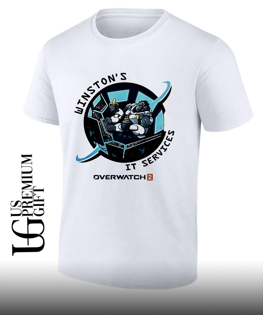 Winstons it Services Overwatch 2 shirt Unisex T-shirt, Sweatshirt, Hoodie, Long Sleeve Tee - T-Shirt, Sweatshirt, Hoodie