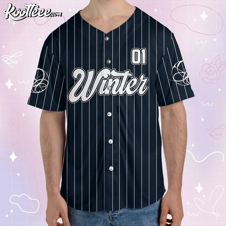 Winter Aespa Armageddon Album Baseball Jersey baseball jersey product view 2