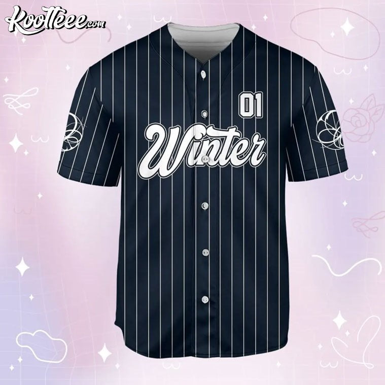 Winter Aespa Armageddon Album Baseball Jersey baseball jersey product view 4