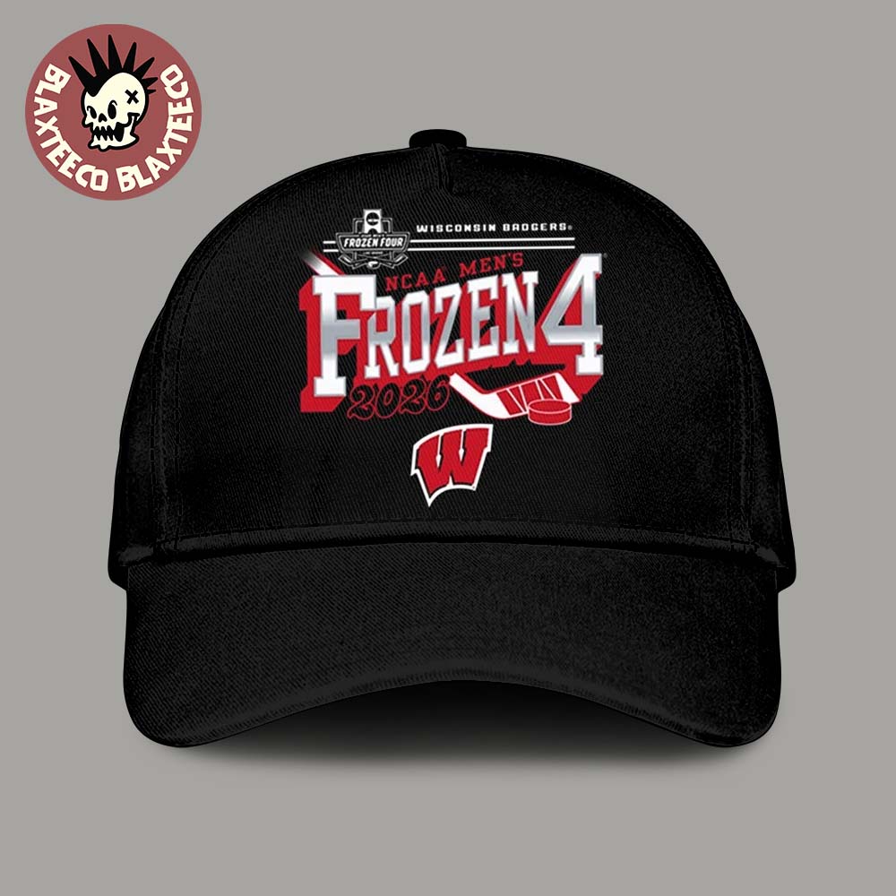 Wisconsin Badgers Mens Hockey 2026 NCAA Frozen Four Vegas Cap Hat Snapback Unisex T-shirt, Sweatshirt, Hoodie, Long Sleeve Tee - T-Shirt, Sweatshirt, Hoodie