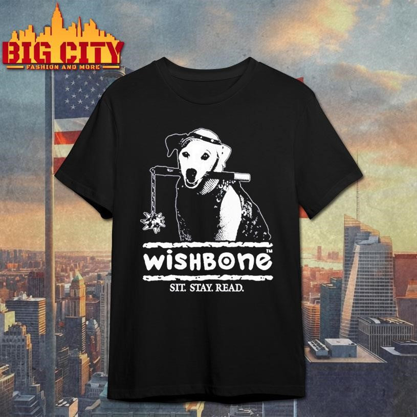 Wishbone Sit Stay Read Shirt Unisex T-shirt, Sweatshirt, Hoodie, Long Sleeve Tee - T-Shirt, Sweatshirt, Hoodie
