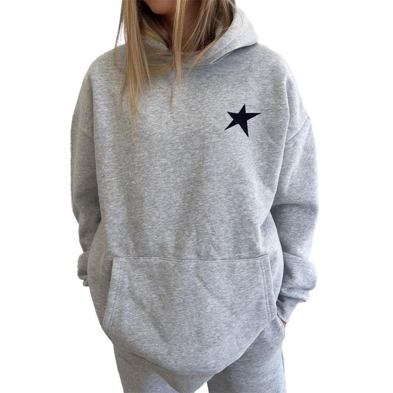 Casual Loose Hooded Front Pocket Fall Winter - Adult & Kids T-Shirts, Sweatshirts & Hoodies apparel design preview 1
