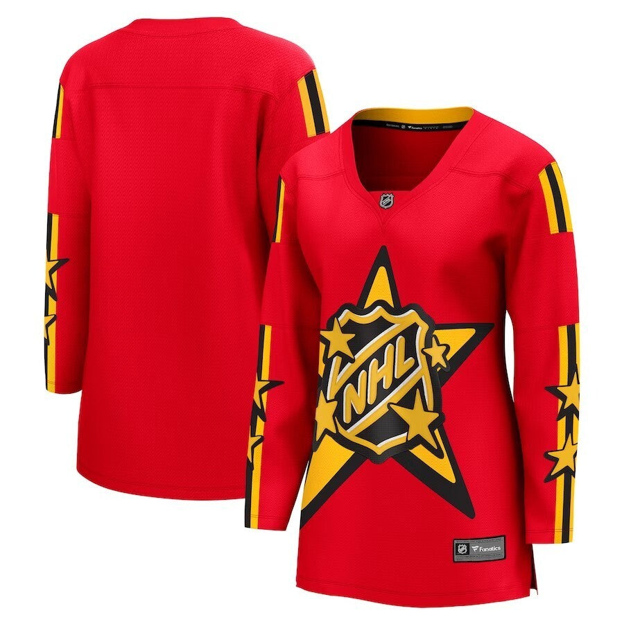 Women 2024 NHL All-Star Game Breakaway Jersey - Red Hockey Jersey hockey jersey product view 1