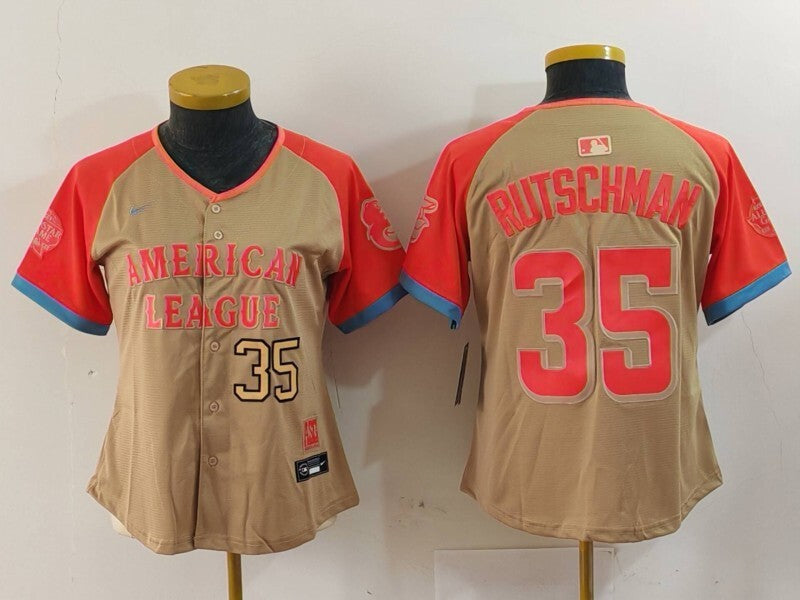 Women Baltimore Orioles #35 Adley Rutschman Orioles 24 All-Star Women Style 3 Baseball Jersey baseball jersey product view 1