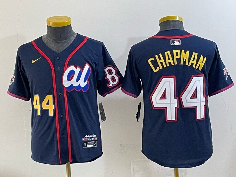 Women Boston Red Sox #44 Aroldis Chapman Red Sox 25 All-Star Women Youth Baseball Jersey baseball jersey product view 1