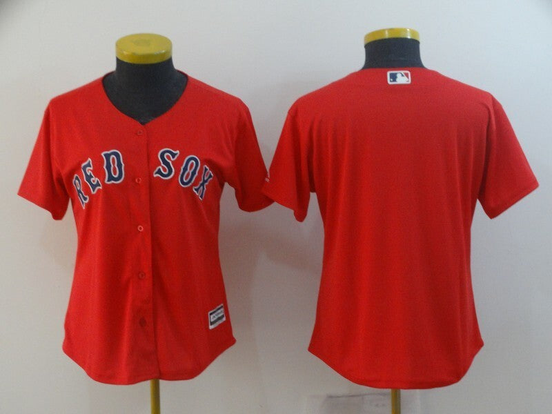 Women Boston Red sox blank Baseball Jersey baseball jersey product view 1