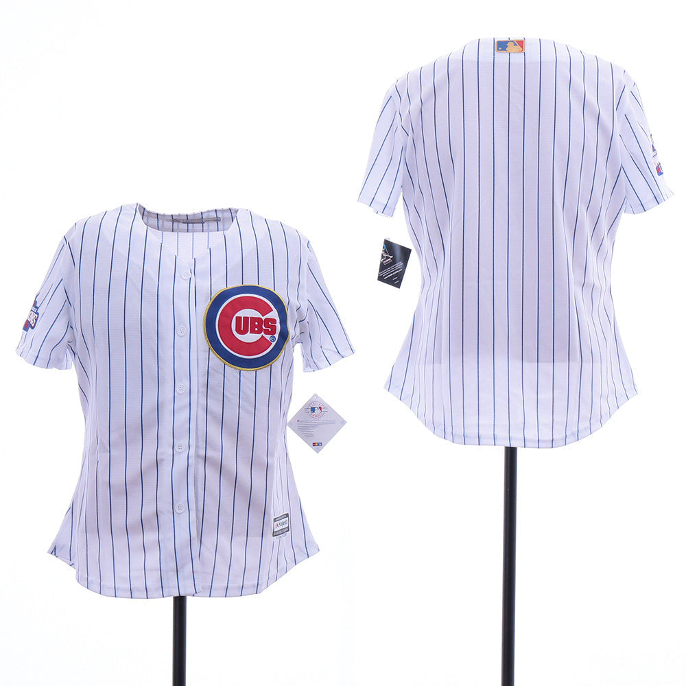 Women Chicago Cubs blank Baseball Jersey baseball jersey product view 1