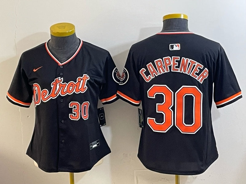 Women Detroit Tigers #30 Kerry Carpenter Tigers Special V2 Women Youth Baseball Jersey baseball jersey product view 1