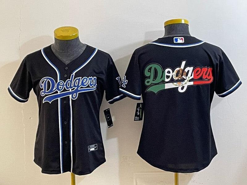 Women Los Angeles Dodgers Dodgers Women Youth Style 12 Baseball Jersey baseball jersey product view 1