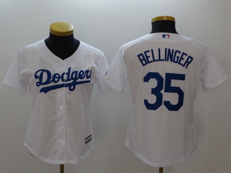 Women Los Angeles Dodgers #35 Cody Bellinger Style 2 Baseball Jersey baseball jersey product view 1