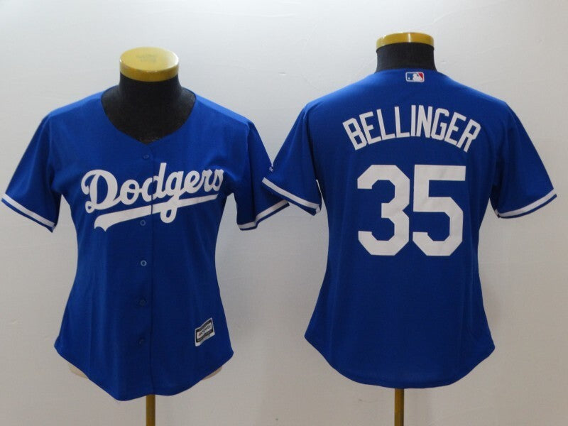 Women Los Angeles Dodgers #35 Cody Bellinger Style 4 Baseball Jersey baseball jersey product view 1