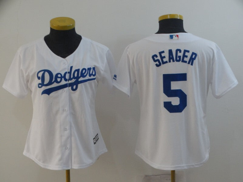 Women Los Angeles Dodgers #5 Corey Seager Baseball Jersey baseball jersey product view 1