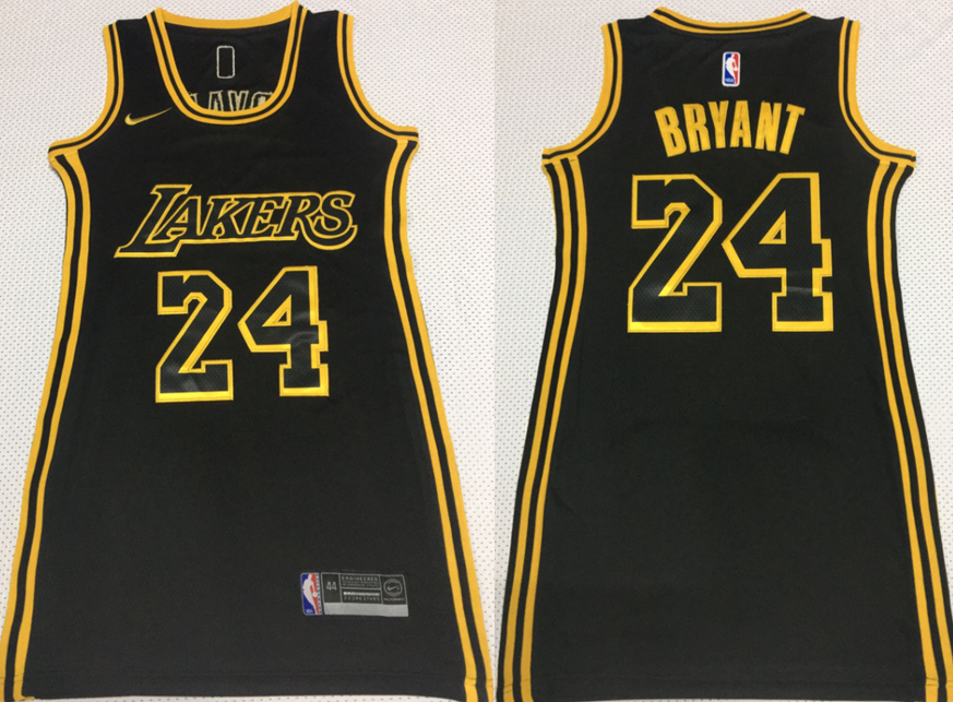 Women Los Angeles Lakers #24 Kobe Bryant NBA Edition Style 2 Basketball Jersey basketball jersey product view 1