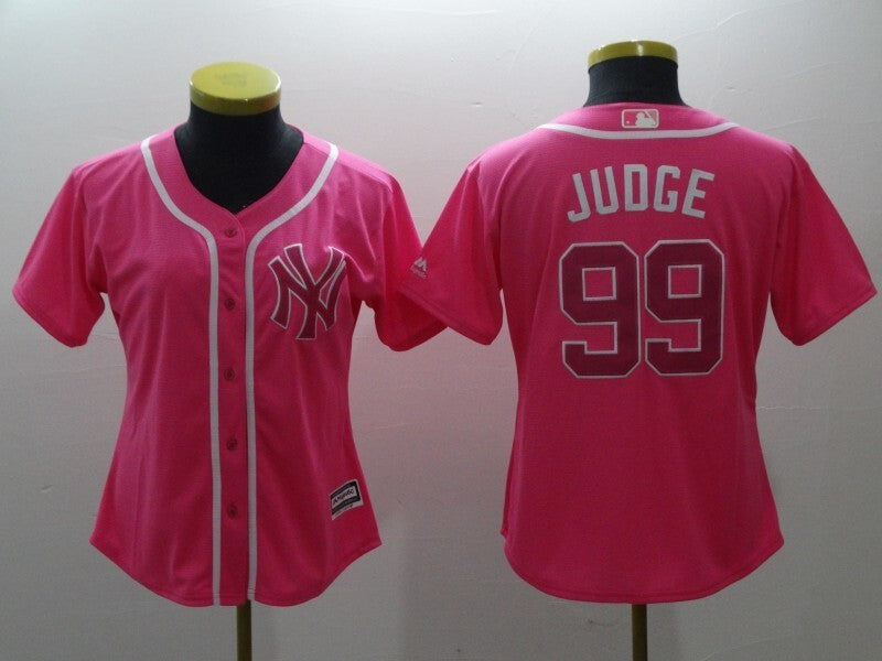 Women New York Yankees #99 Aaron Judge Style 6 Baseball Jersey baseball jersey product view 1