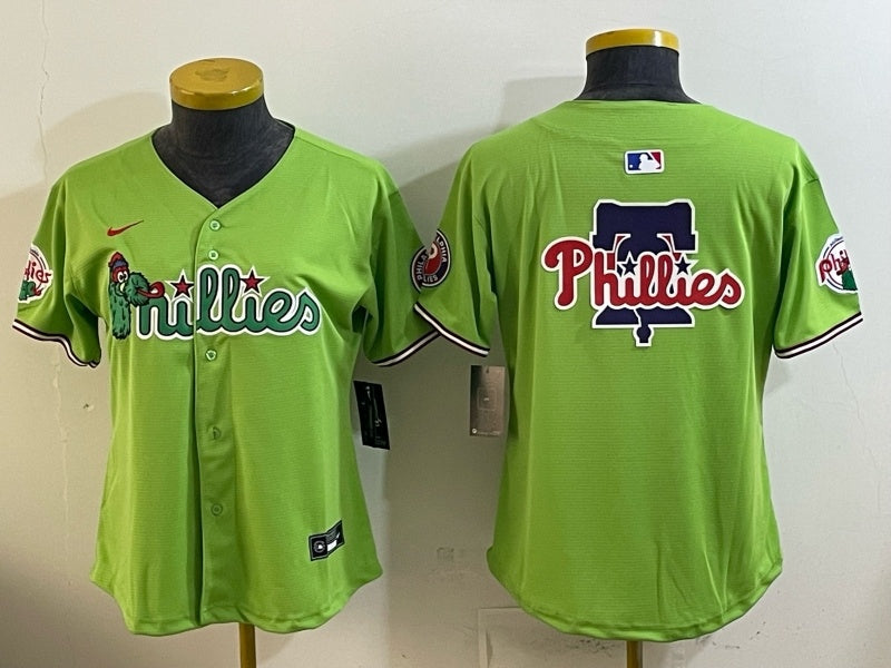 Women Philadelphia Phillies Phillies 6 Edition Women Youth Style 2 Baseball Jersey baseball jersey product view 1