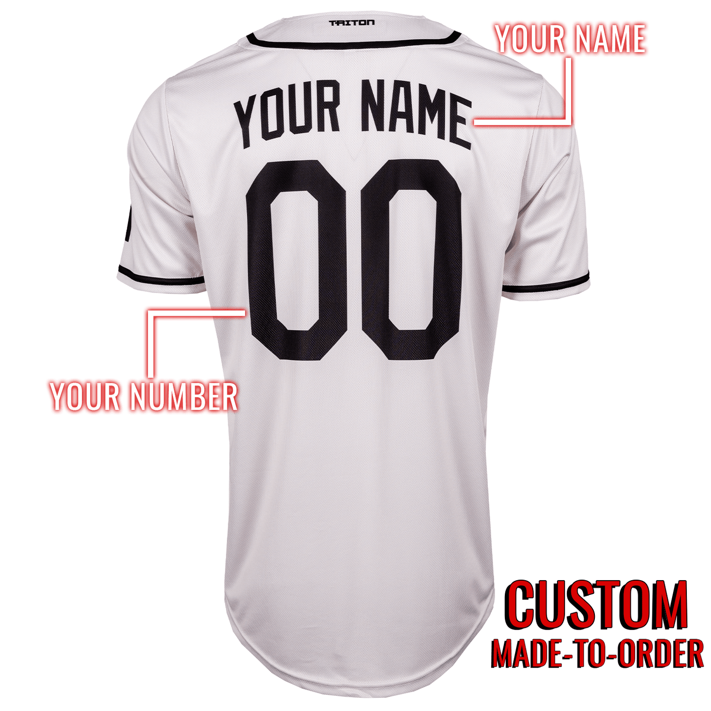 Wonderboy Lifestyle Baseball Jersey *CUSTOM* baseball jersey product view 2