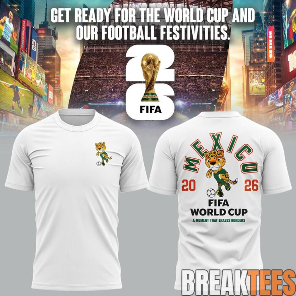 World Cup 26 Mexico White Shirt Unisex T-shirt, Sweatshirt, Hoodie, Long Sleeve Tee - T-Shirt, Sweatshirt, Hoodie