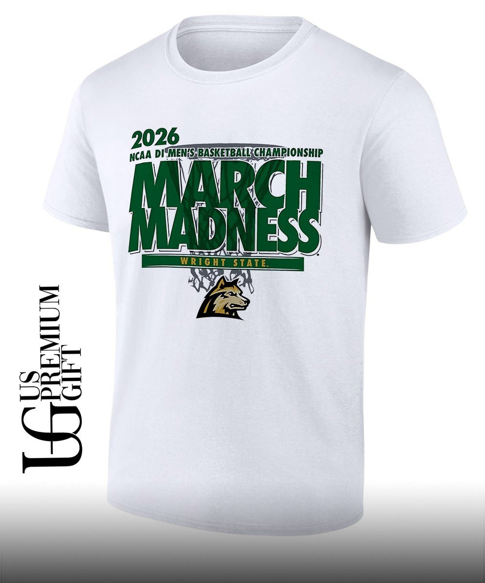 Wright State Raiders March Madness NCAA D1 Mens basketball Championship 2026 shirt Unisex T-shirt, Sweatshirt, Hoodie, Long Sleeve Tee - T-Shirt, Sweatshirt, Hoodie