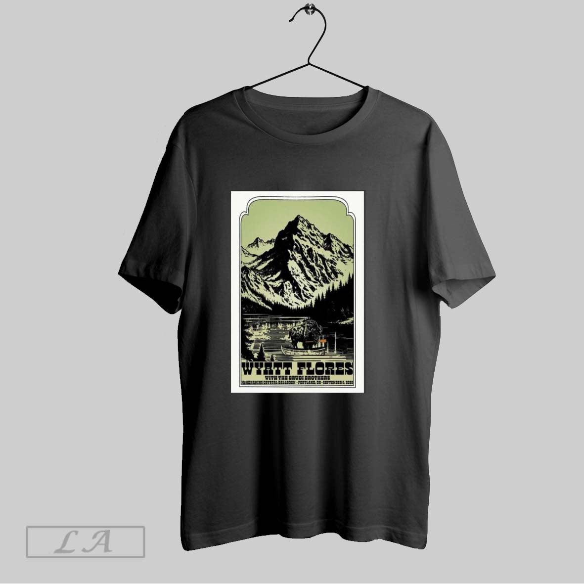 Wyatt Flores Portland Or September 6 2025 Concert Poster Unisex T-shirt, Sweatshirt, Hoodie, Long Sleeve Tee - T-Shirt, Sweatshirt, Hoodie