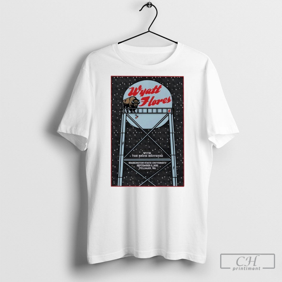 Wyatt Flores Sep 05 2025 Washington State University Pullman Wa Poster Shirt Unisex T-shirt, Sweatshirt, Hoodie, Long Sleeve Tee - T-Shirt, Sweatshirt, Hoodie