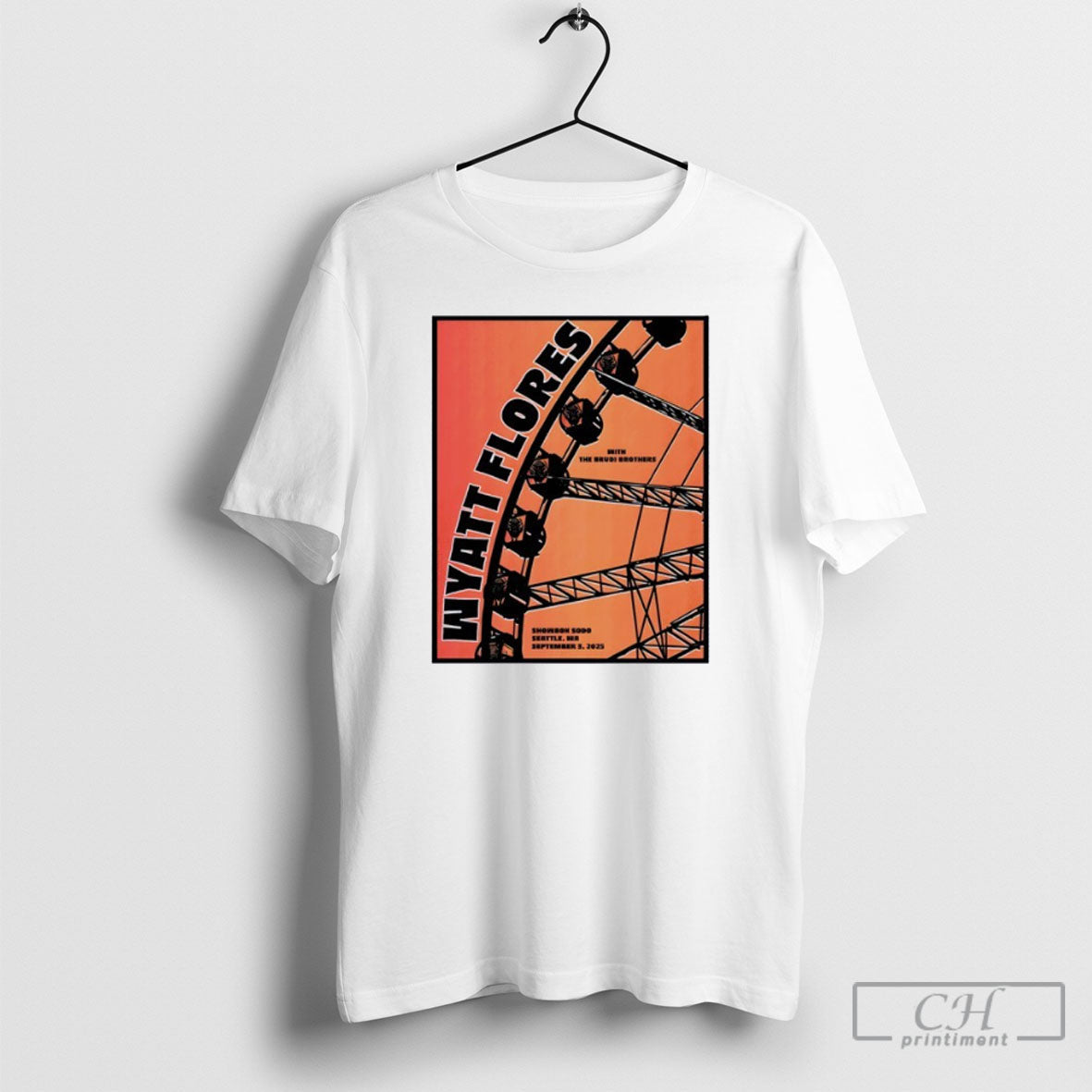 Wyatt Flores Sep 3 2025 Seattle Wa Shirt Unisex T-shirt, Sweatshirt, Hoodie, Long Sleeve Tee - T-Shirt, Sweatshirt, Hoodie