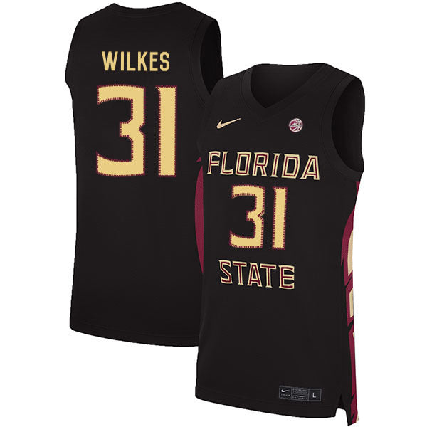 Wyatt Wilkes 31 Black College Football Jersey football jersey product view 1