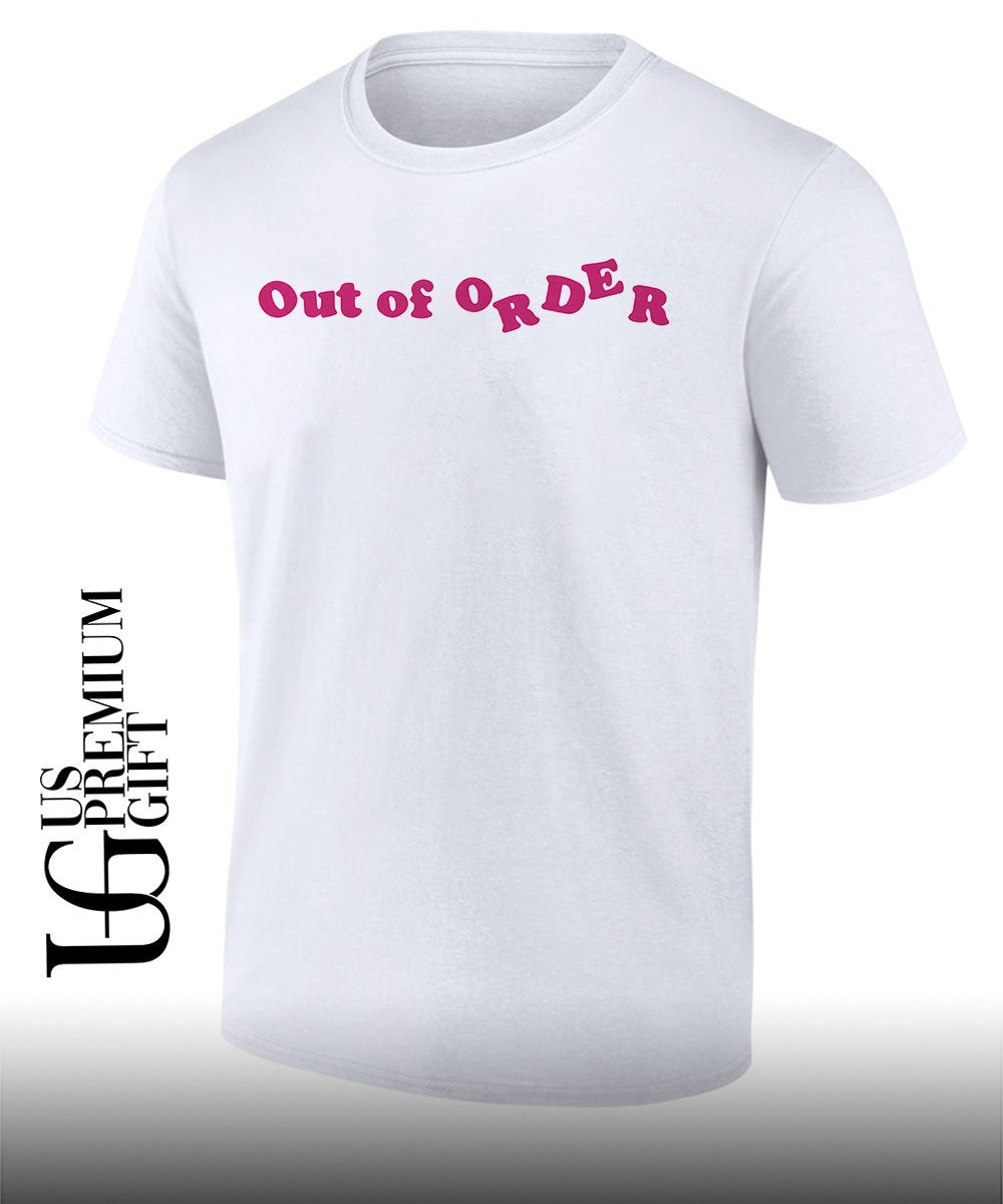 Adwoa Aboah wearing Out of Order shirt Unisex T-shirt, Sweatshirt, Hoodie, Long Sleeve Tee - T-Shirt, Sweatshirt, Hoodie