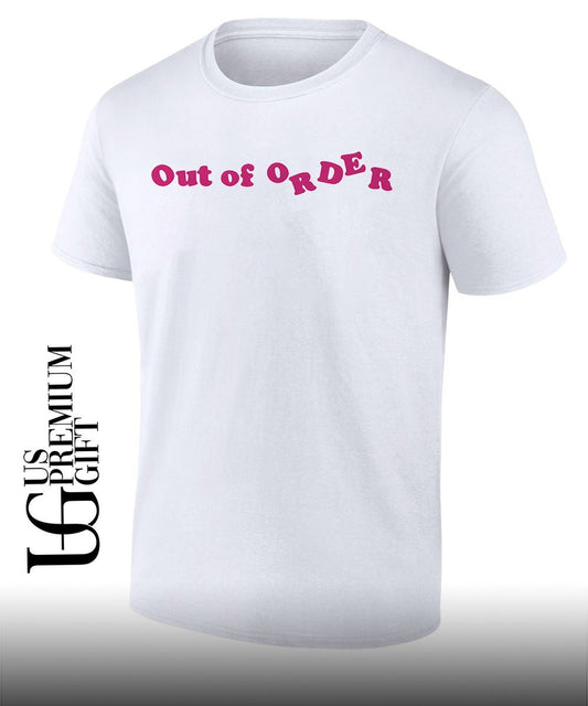 Adwoa Aboah wearing Out of Order shirt Unisex T-shirt, Sweatshirt, Hoodie, Long Sleeve Tee - T-Shirt, Sweatshirt, Hoodie