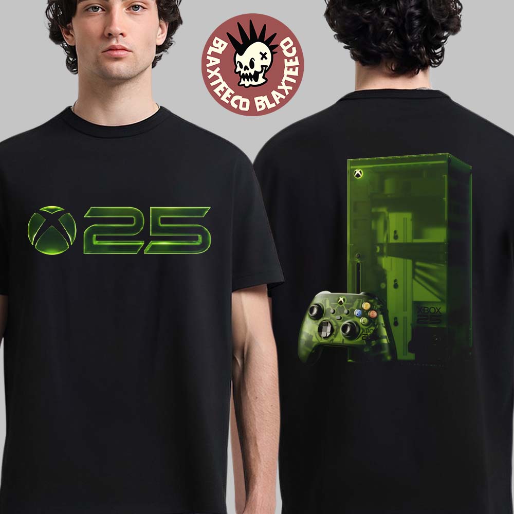 Xbox Series X25 Limited Edition 25th Anniversary T-Shirt Unisex T-shirt, Sweatshirt, Hoodie, Long Sleeve Tee - T-Shirt, Sweatshirt, Hoodie