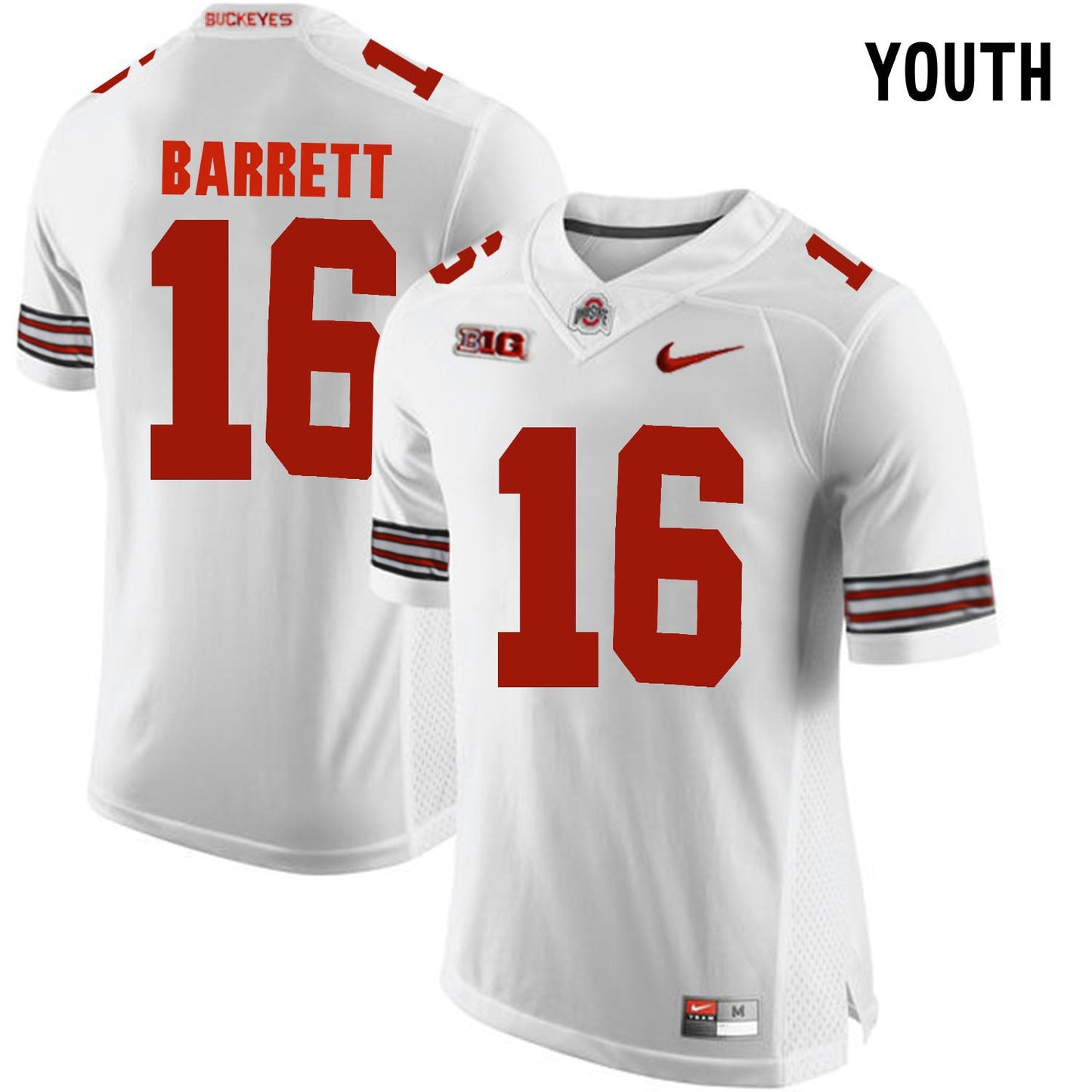 YOUTH J.T. Barrett 16 College Football Jersey football jersey product view 1