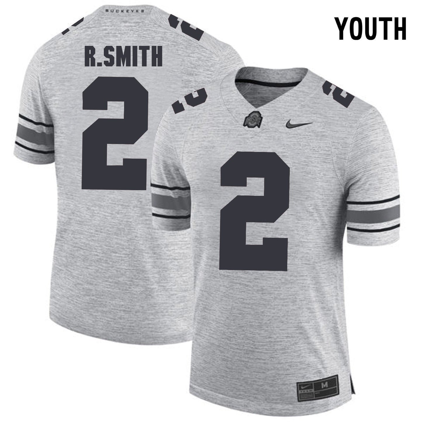 YOUTH Rod Smith 2- gray College Football Jersey football jersey product view 1