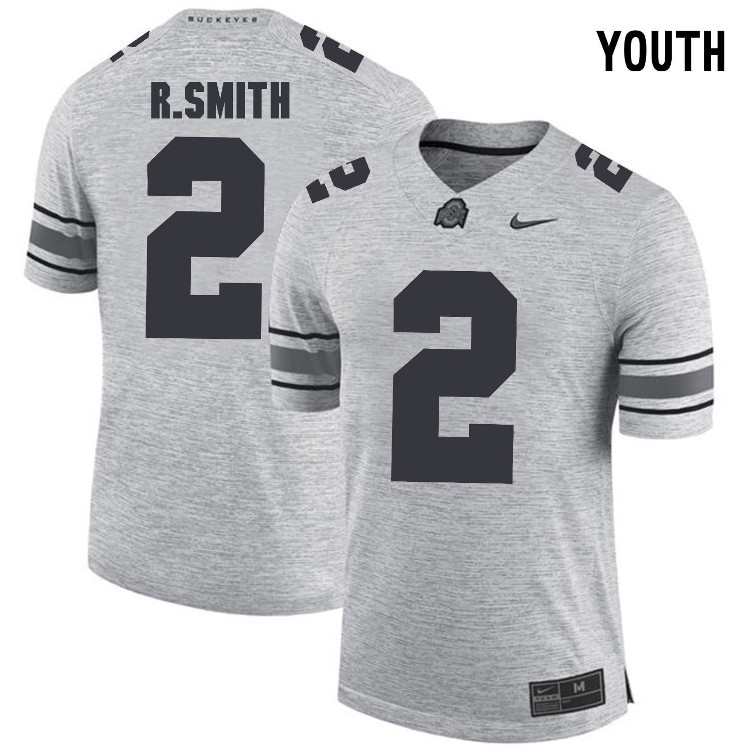 YOUTH Rod Smith 2- gray College Football Jersey football jersey product view 1