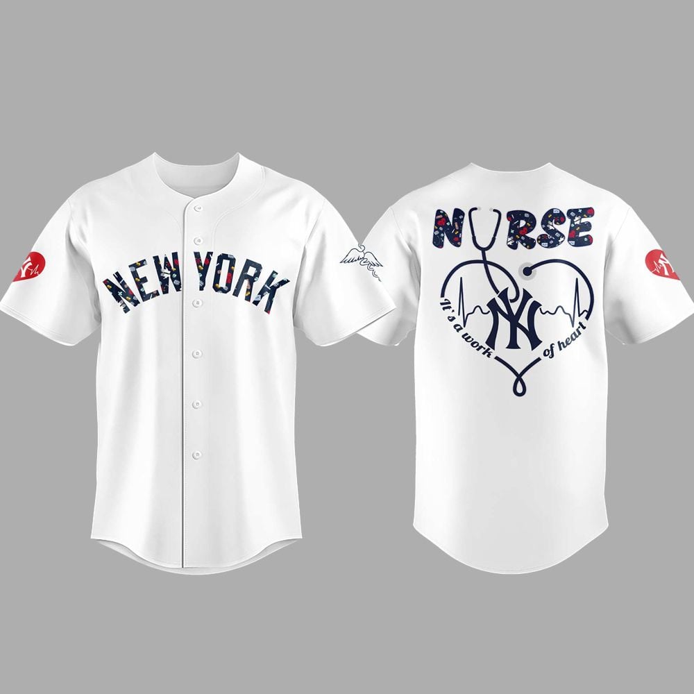 Yankees Nurses Night 2025 Jersey baseball jersey product view 1