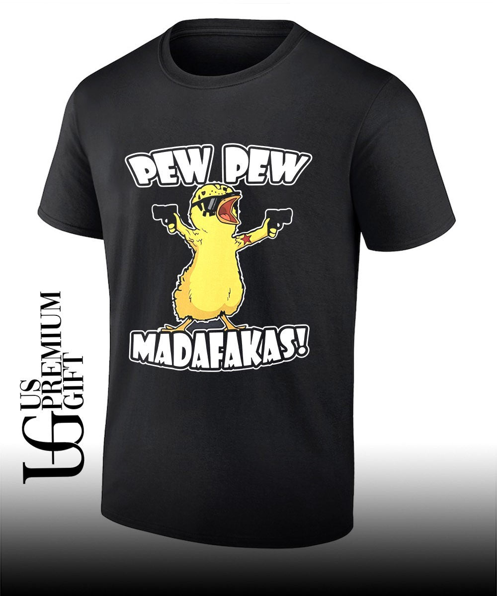 Yellow Duck Carries Pistol Letter shirt Unisex T-shirt, Sweatshirt, Hoodie, Long Sleeve Tee - T-Shirt, Sweatshirt, Hoodie