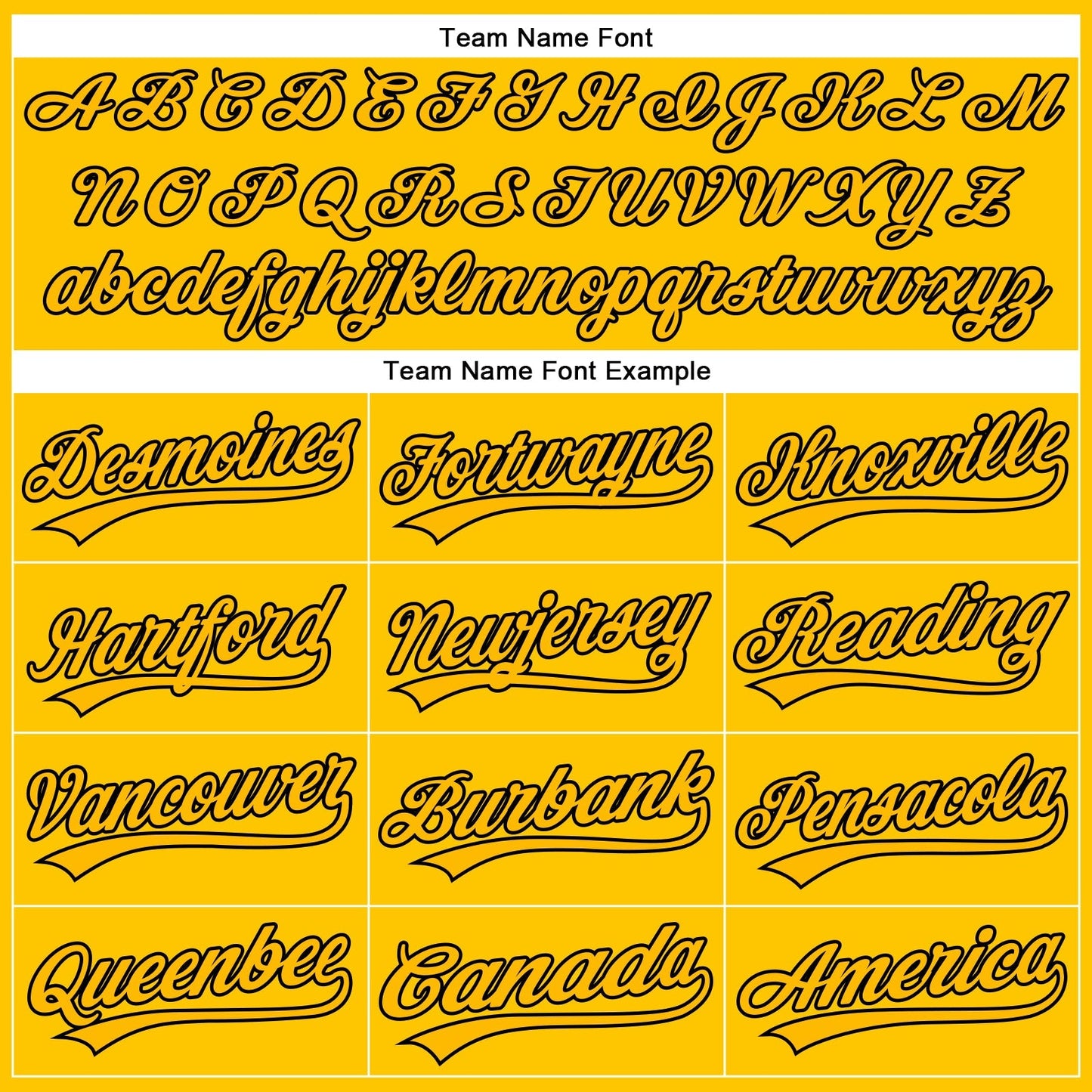 Custom Yellow Gold-Black Authentic Baseball Jersey baseball jersey product view 4