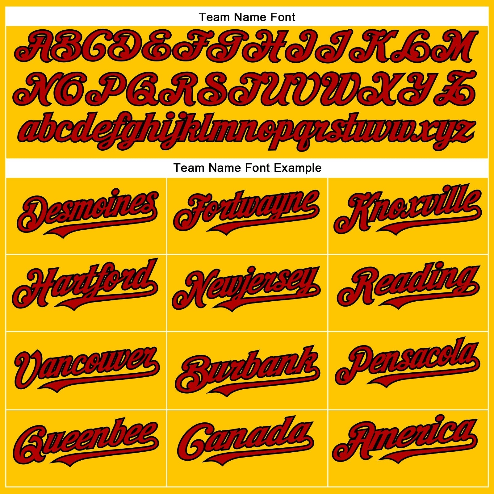 Custom Yellow Red-Black Authentic Baseball Jersey baseball jersey product view 4