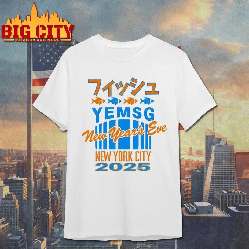 Yemsg New Years Eve New York City 2025 Event shirt Unisex T-shirt, Sweatshirt, Hoodie, Long Sleeve Tee - T-Shirt, Sweatshirt, Hoodie