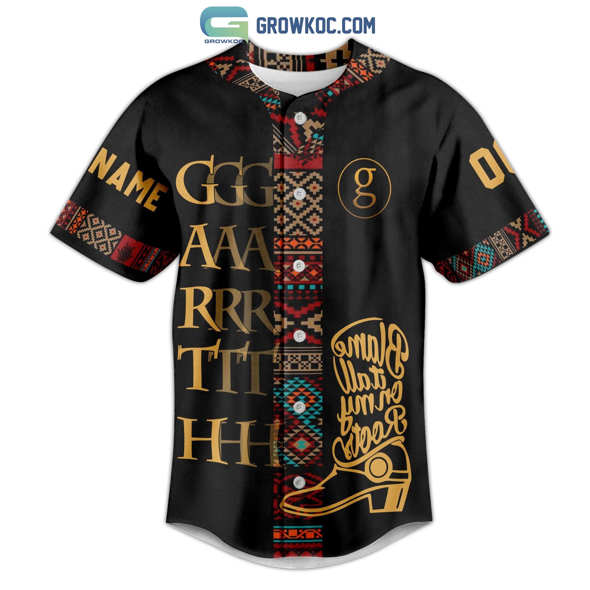 Yes I Am Old But I Saw Garth Brooks On Stage Personalized Baseball Jersey baseball jersey product view 2