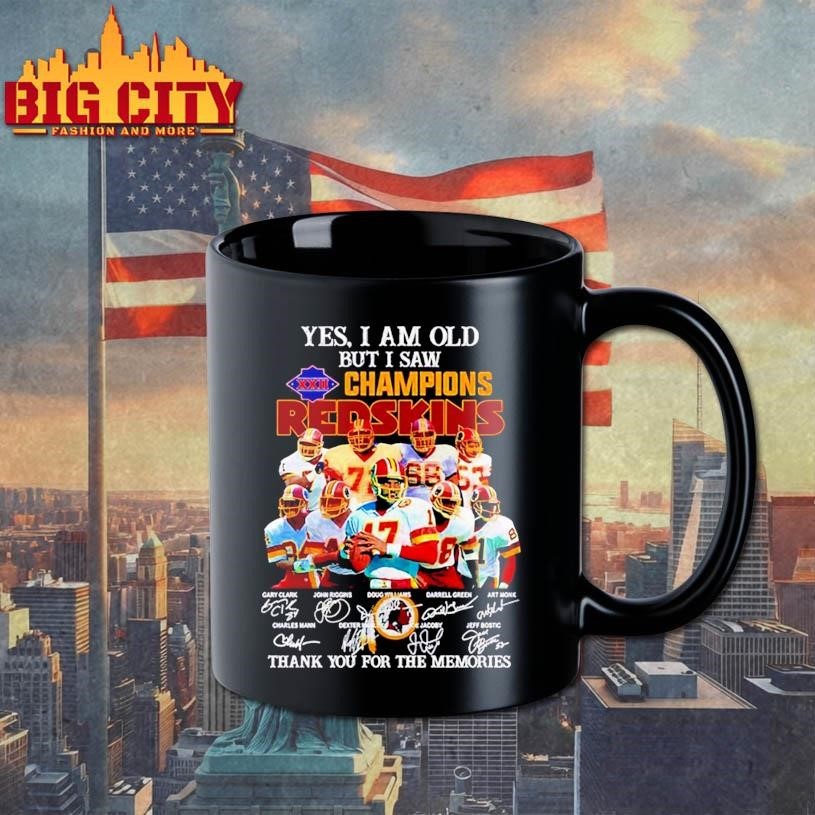 Yes I am old but saw 1987 Washington Redskins - Adult & Kids T-Shirts, Sweatshirts & Hoodies apparel design preview 3