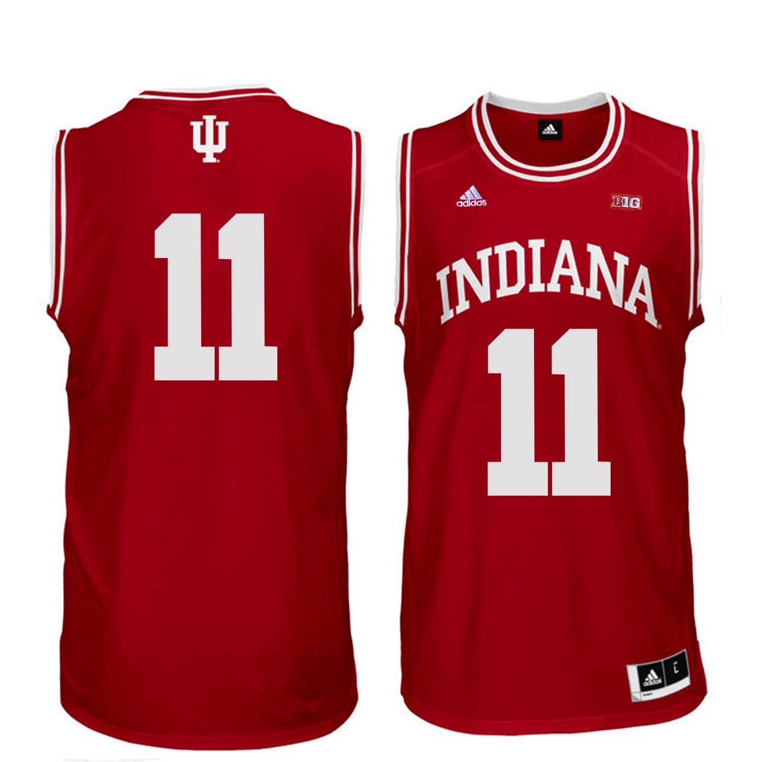 Yogi Ferrell 11 Red College Football Jersey football jersey product view 1