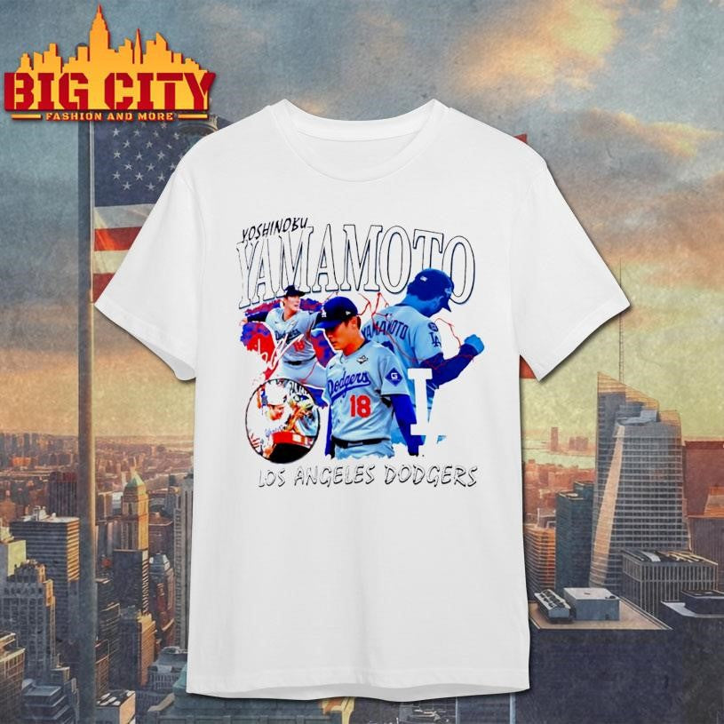 Yoshinobu Yamamoto Los Angeles Dodgers Graphic Shirt Unisex T-shirt, Sweatshirt, Hoodie, Long Sleeve Tee - T-Shirt, Sweatshirt, Hoodie