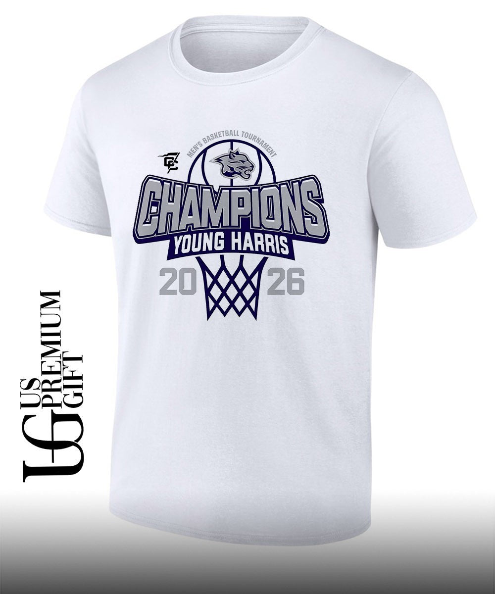 Young Harris College Mens Basketball 2026 Conference Carolinas Tournament Champions shirt - T-Shirt, Sweatshirt, Hoodie