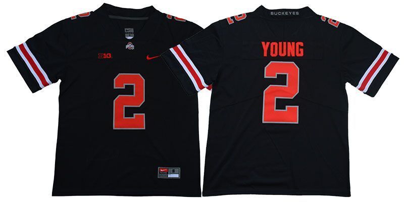 Young 2 Lights Out College Football Jersey football jersey product view 1