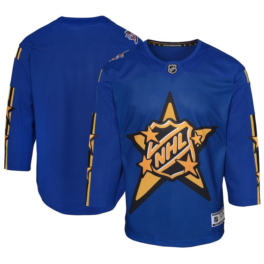 Youth 2024 NHL All-Star Game Premier Jersey - Blue Hockey Jersey hockey jersey product view 1