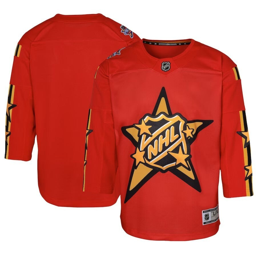 Youth 2024 NHL All-Star Game Premier Jersey - Red Hockey Jersey hockey jersey product view 1