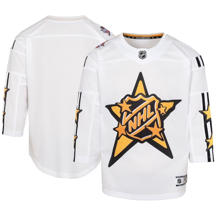 Youth 2024 NHL All-Star Game Premier Jersey - White Hockey Jersey hockey jersey product view 1